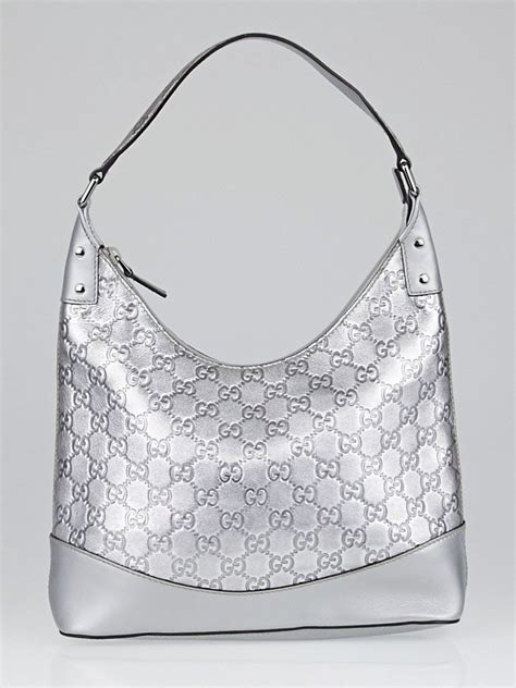 silver gucci bag